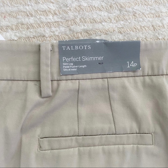 NWT Talbots Perfect Skimmer pedal pushers - Picture 14 of 15
